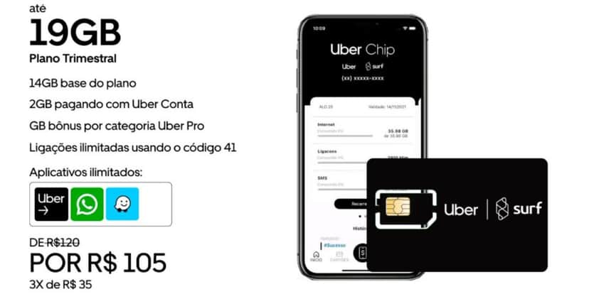 Propaganda do chip (Reprodução/TeleSíntese) Propaganda do chip (Reprodução/TeleSíntese)