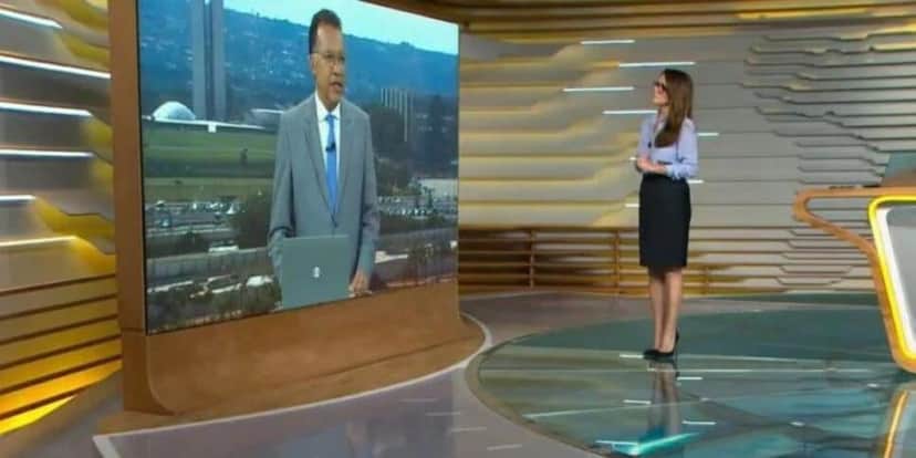Valores extras do Bolsa Família foram anunciados durante edição do Bom Dia Brasil, na Globo (Foto Reprodução/Globo) Valores extras do Bolsa Família foram anunciados durante edição do Bom Dia Brasil, na Globo (Foto Reprodução/Globo)
