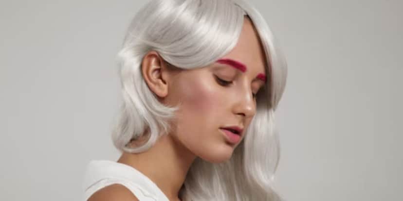 Mulher com cabelo branco (Foto: Reprodução / Freepik) Mulher com cabelo branco (Foto: Reprodução / Freepik)