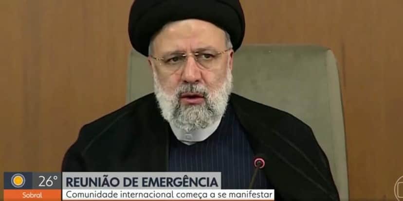 Ebrahim Raisi (Foto: Reprodução / Globo) Ebrahim Raisi (Foto: Reprodução / Globo)