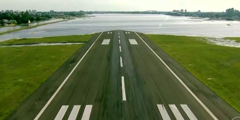 Pista de aeroporto (Foto: Reprodução / Globo) Pista de aeroporto (Foto: Reprodução / Globo)