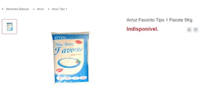 A marca está indisponível nos mercados (Reprodução: Internet) A marca está indisponível nos mercados (Reprodução: Internet)