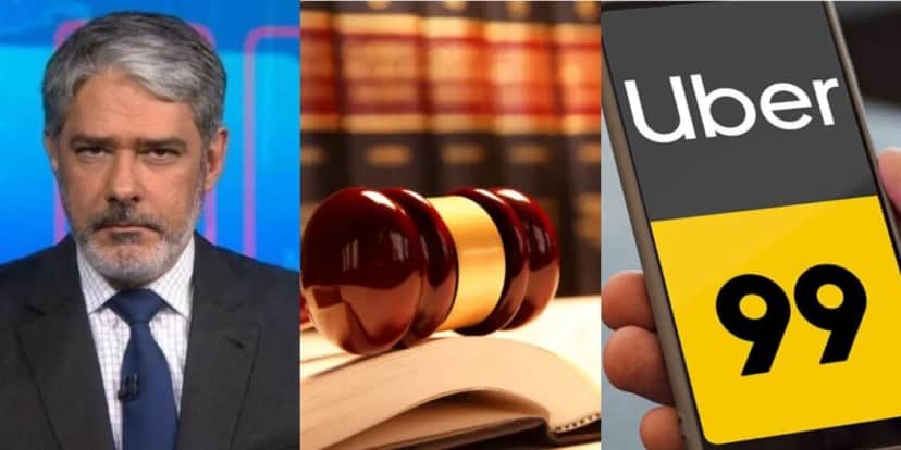 Jornal Nacional anuncia PROIBIÇÃO para Uber e 99 - Foto: Montagem Jornal Nacional anuncia PROIBIÇÃO para Uber e 99 - Foto: Montagem