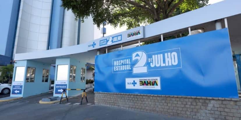 Hospital 2 de Julho - Foto: Internet Hospital 2 de Julho - Foto: Internet