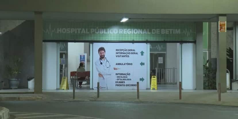 As pessoas ficaram internadas neste hospital de Betim (Reprodução: Globo) As pessoas ficaram internadas neste hospital de Betim (Reprodução: Globo)