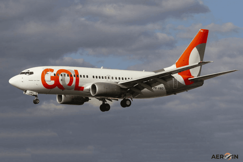 Avião da Gol - foto: própria empresa Avião da Gol - foto: própria empresa
