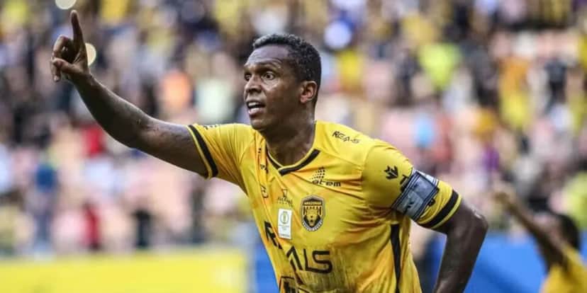 Jô atualmente joga pelo Amazonas (Reprodução: João Normando/AMFC) Jô atualmente joga pelo Amazonas (Reprodução: João Normando/AMFC)