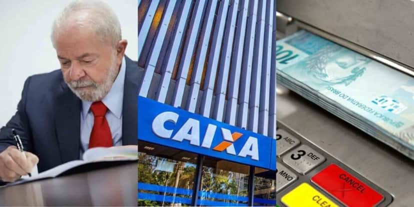 Comunicado da Caixa e nova lei de Lula atingindo a poupança - Foto: Montagem Comunicado da Caixa e nova lei de Lula atingindo a poupança - Foto: Montagem