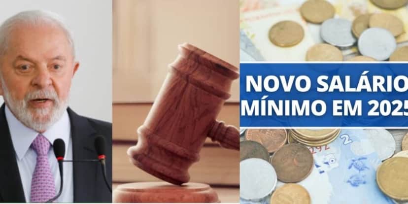 Disparada no salário mínimo 2025 e nova lei de Lula - Foto: Montagem Disparada no salário mínimo 2025 e nova lei de Lula - Foto: Montagem