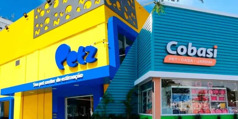 A fusão histórica de Petz e Cobasi (Reprodução: Montagem TV Foco) A fusão histórica de Petz e Cobasi (Reprodução: Montagem TV Foco)