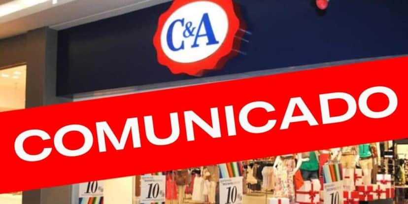 O fim de serviço vital da C&A e comunicado (Foto: Internet) O fim de serviço vital da C&A e comunicado (Foto: Internet)