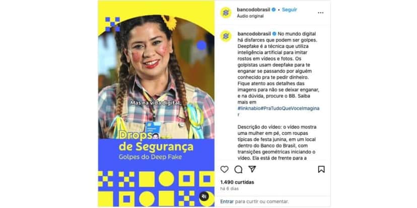 Comunicado do Banco do Brasil (Foto: Reprodução / Instagram) Comunicado do Banco do Brasil (Foto: Reprodução / Instagram)