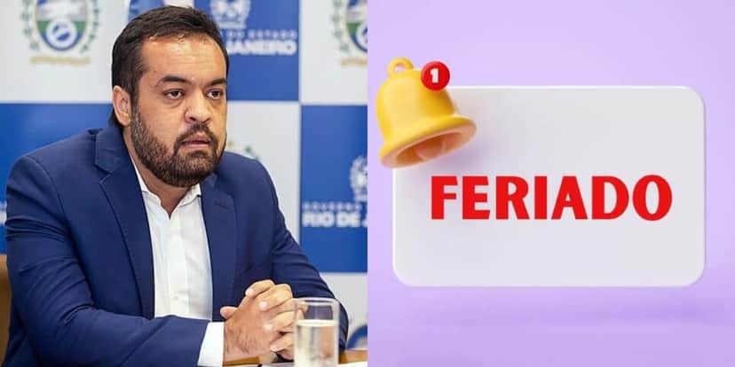 Feriado é confirmado no RJ e Cláudio Castro está ciente (Reprodução/Montagem/Canva) Feriado é confirmado no RJ e Cláudio Castro está ciente (Reprodução/Montagem/Canva)