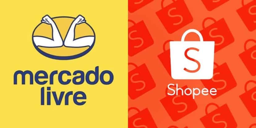 Mercado Livre e Shopee (Reprodução/Tudo Celular) Mercado Livre e Shopee (Reprodução/Tudo Celular)