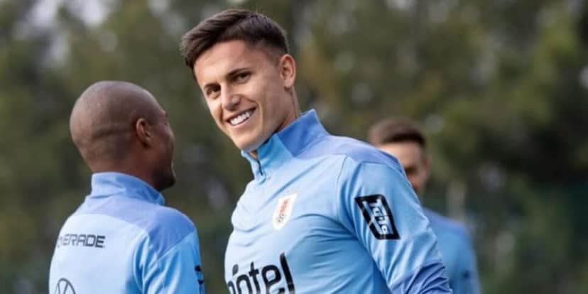 Brian Rodríguez interessa ao Botafogo (Foto: Federação Uruguaia de Futebol / Divulgação) Brian Rodríguez interessa ao Botafogo (Foto: Federação Uruguaia de Futebol / Divulgação)