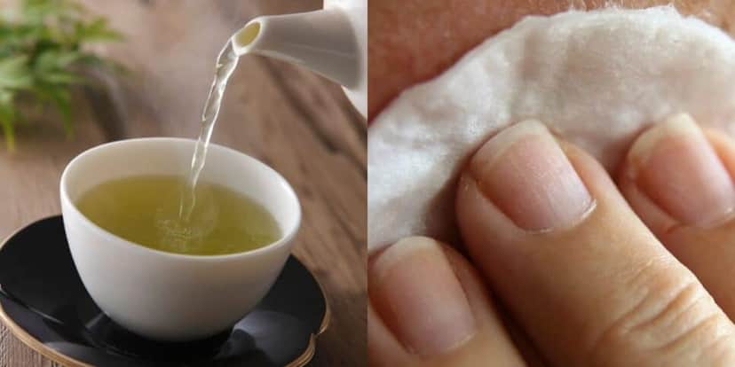 Chá verde para peles oleosas (Reprodução: Montagem TV Foco) Chá verde para peles oleosas (Reprodução: Montagem TV Foco)