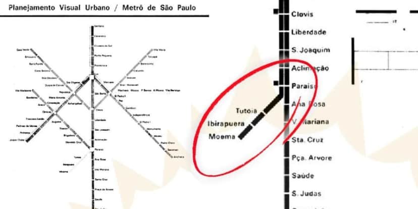 As estações que nunca saíram do papel (Reprodução: Internet) As estações que nunca saíram do papel (Reprodução: Internet)