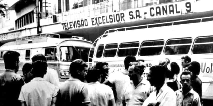 TV Excelsior saiu do ar durante a Ditadura Militar (Foto: Museu da TV) TV Excelsior saiu do ar durante a Ditadura Militar (Foto: Museu da TV)