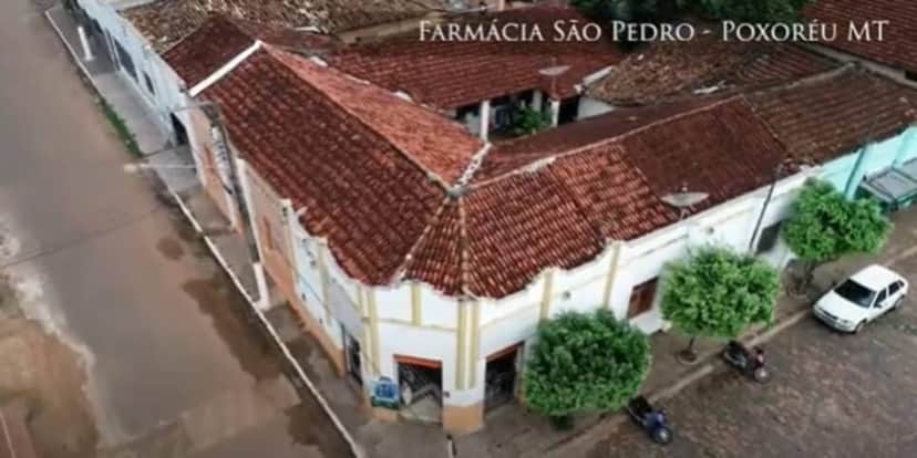 Farmácia São Pedro (Foto: Memória Mato Grosso) Farmácia São Pedro (Foto: Memória Mato Grosso)