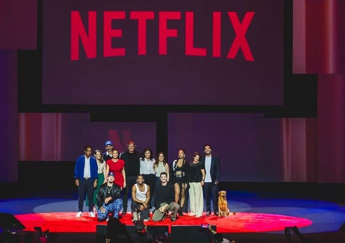 Painel No Rio2c (Foto: Reprodução / Netflix) Painel No Rio2c (Foto: Reprodução / Netflix)