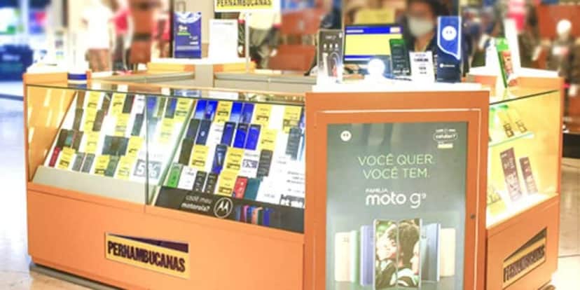 Os quiosques de celulares terão a extinção aos poucos (Reprodução: Internet) Os quiosques de celulares terão a extinção aos poucos (Reprodução: Internet)