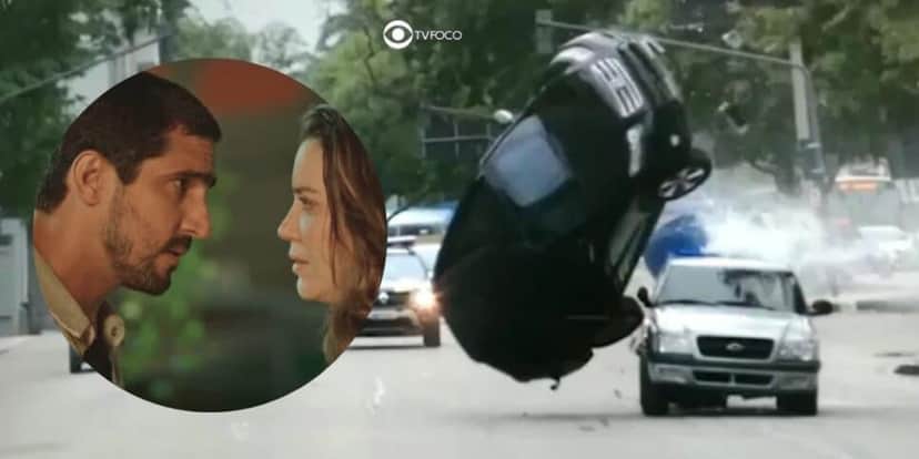 Tom, Vênus e acidente de carro em Família é Tudo (Foto: Reprodução / Globo / Montagem TV Foco) Tom, Vênus e acidente de carro em Família é Tudo (Foto: Reprodução / Globo / Montagem TV Foco)