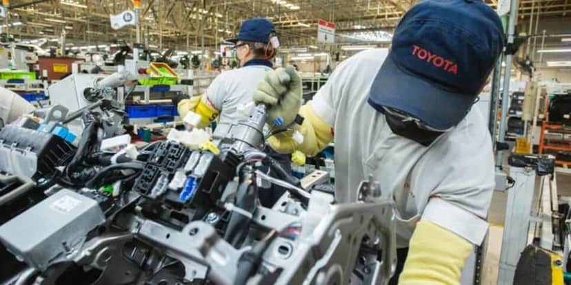 A fábrica produzia motores (Reprodução: Toyota/Divulgação) A fábrica produzia motores (Reprodução: Toyota/Divulgação)