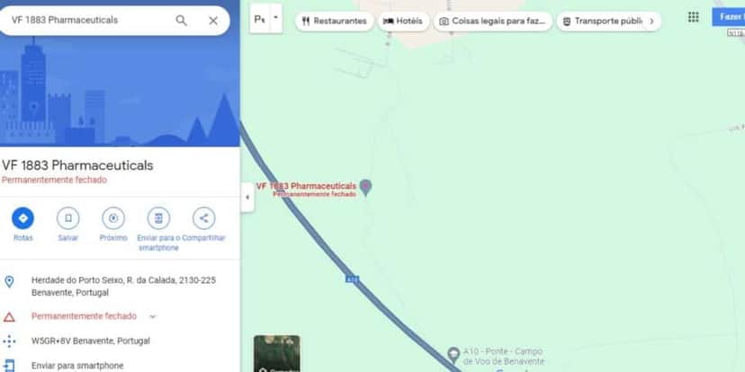 A empresa aparece como permanentemente fechada (Reprodução: Google Maps) A empresa aparece como permanentemente fechada (Reprodução: Google Maps)