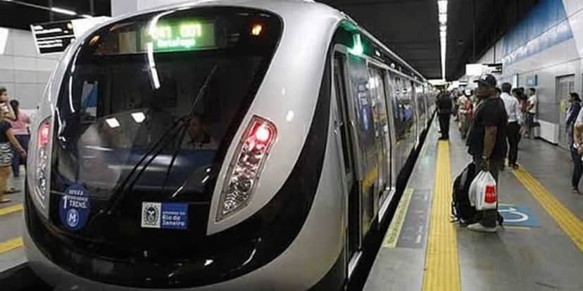 Metrô do Rio de Janeiro (Foto: Reprodução / G1) Metrô do Rio de Janeiro (Foto: Reprodução / G1)