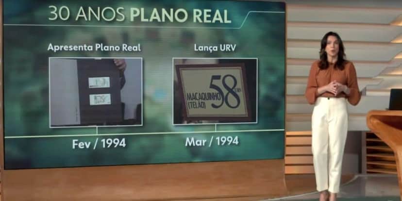 30 anos do Plano Real (Foto: Reprodução / Globo) 30 anos do Plano Real (Foto: Reprodução / Globo)