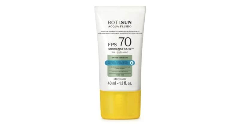 Protetor Solar Facial Antioleosidade (Foto: Reprodução / O Boticário) Protetor Solar Facial Antioleosidade (Foto: Reprodução / O Boticário)