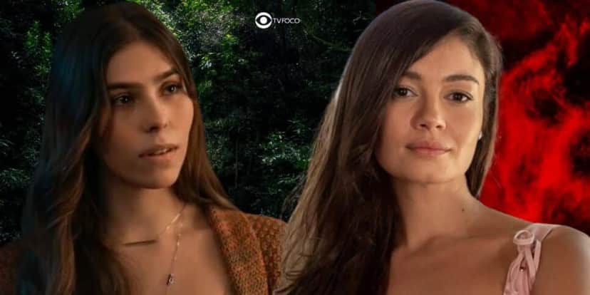 Buba e Eliana em Renascer (Foto: Reprodução / Globo / Montagem TV Foco) Buba e Eliana em Renascer (Foto: Reprodução / Globo / Montagem TV Foco)