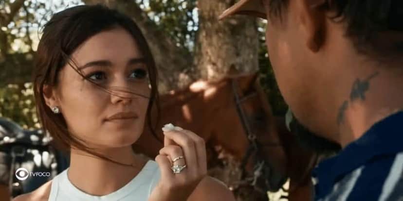 Eliana e Damião em Renascer (Foto: Reprodução / Globo / Montagem TV Foco) Eliana e Damião em Renascer (Foto: Reprodução / Globo / Montagem TV Foco)