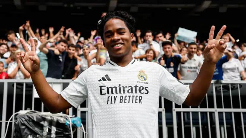 Endrick é contratado do Real Madrid (Foto: Reprodução / Internet) Endrick é contratado do Real Madrid (Foto: Reprodução / Internet)