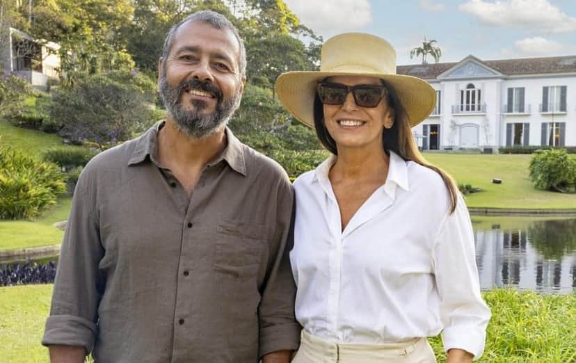 Inocêncio (Marcos Palmeira) e Aurora (Malu Mader) em Renascer (Foto: Reprodução / Globo) 