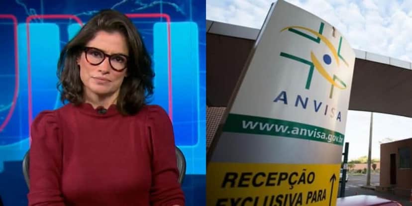 Renata Vasconcellos surpreendeu ao falar sobre a Anvisa (Foto: Divulgação) Renata Vasconcellos surpreendeu ao falar sobre a Anvisa (Foto: Divulgação)