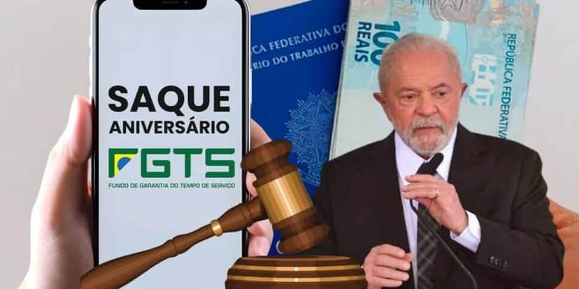 Governo Lula arma nova lei para o saque-aniversário do FGTS (Reprodução/Canva/Jornal Contábil) Governo Lula arma nova lei para o saque-aniversário do FGTS (Reprodução/Canva/Jornal Contábil)