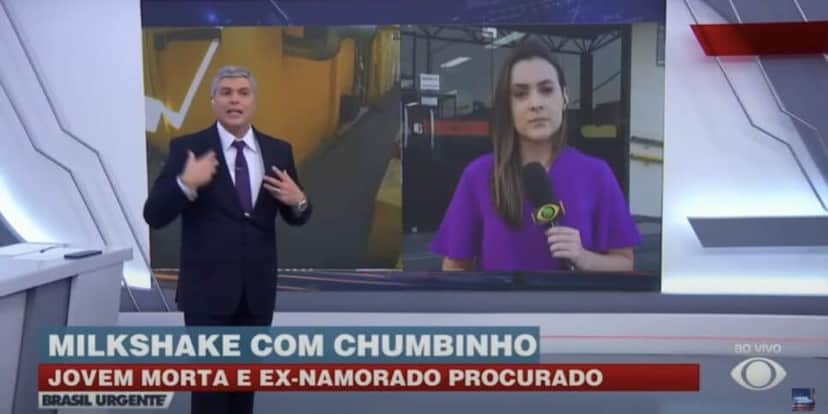 Reportagem do Brasil Urgente (Reprodução/Band) Reportagem do Brasil Urgente (Reprodução/Band)