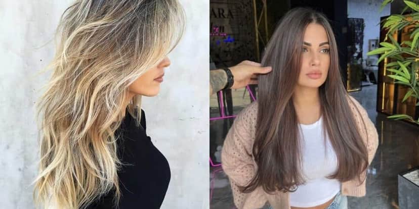 Corte repicado e reto (Reprodução/Pinterest) Corte repicado e reto (Reprodução/Pinterest)