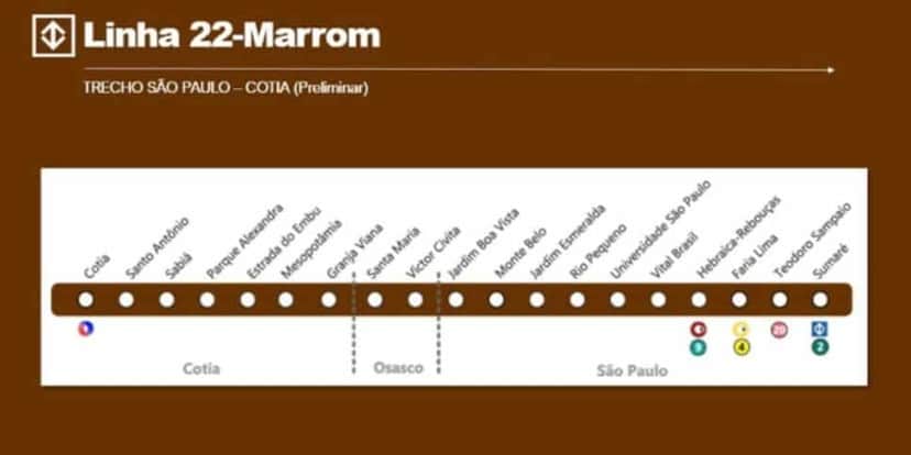 Linha 22-Marrom (Reprodução/Diário do Transporte)