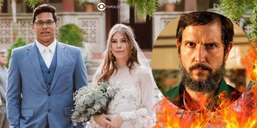 Augusto, Buba e Egídio em Renascer (Foto: Reprodução / Globo / Montagem TV Foco) Augusto, Buba e Egídio em Renascer (Foto: Reprodução / Globo / Montagem TV Foco)