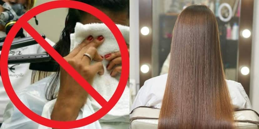 Deixe o cabelo liso sem formol (Reprodução: Montagem TV Foco) Deixe o cabelo liso sem formol (Reprodução: Montagem TV Foco)