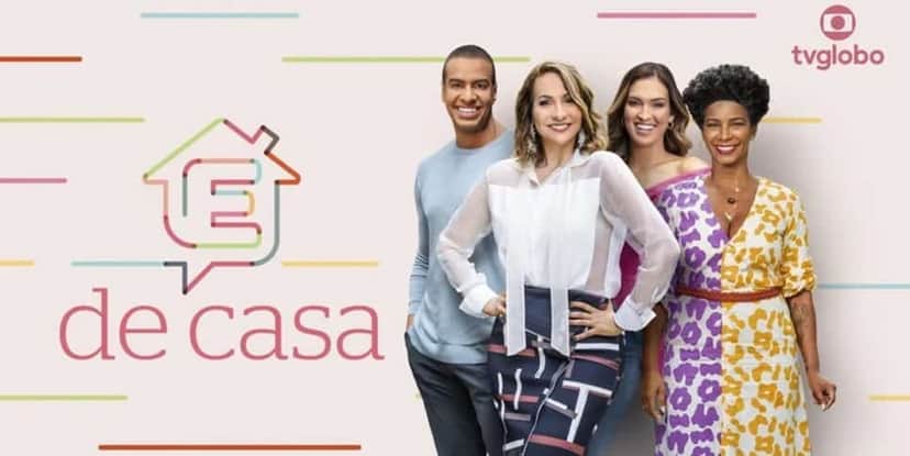Desde 2022, o É de casa conta com time de apresentadores (Foto: Reprodução/ Divulgação/ TV Globo) Desde 2022, o É de casa conta com time de apresentadores (Foto: Reprodução/ Divulgação/ TV Globo)