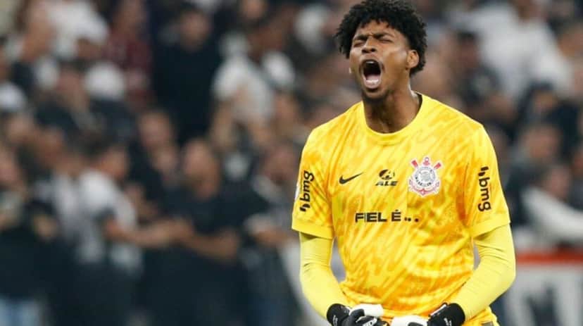 O goleiro Hugo Souza (Foto: Miguel Schincariol/Getty Images) O goleiro Hugo Souza (Foto: Miguel Schincariol/Getty Images)