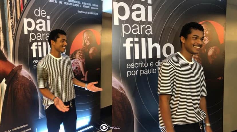 Juan Paiva brilha em Renascer da Globo e no filme De Pai para Filho (Foto: Reprodução / Diego Laureano / Montagem TV Foco) Juan Paiva brilha em Renascer da Globo e no filme De Pai para Filho (Foto: Reprodução / Diego Laureano / Montagem TV Foco)