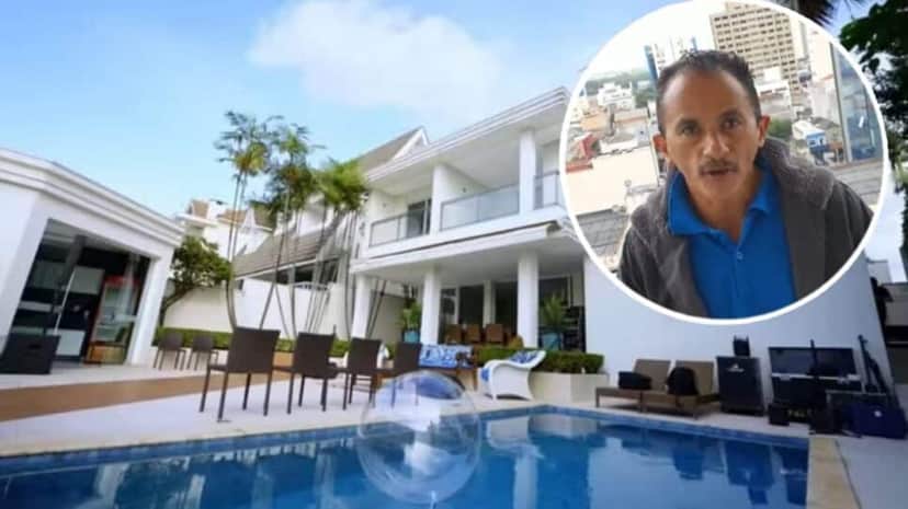Esta é a mansão milionária do cantor em condomínio de luxo (Fotos: Reprodução/ YouTube/ PodPah/ Instagram/ Montagem TV Foco) Esta é a mansão milionária do cantor em condomínio de luxo (Fotos: Reprodução/ YouTube/ PodPah/ Instagram/ Montagem TV Foco)