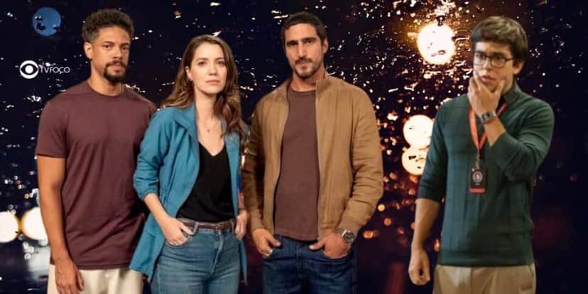 Léo, Vênus, Tom e Guto em Família é Tudo (Foto: Reprodução / Globo / Montagem TV Foco) Léo, Vênus, Tom e Guto em Família é Tudo (Foto: Reprodução / Globo / Montagem TV Foco)