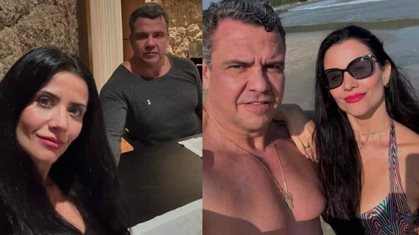 A ex-contratada do SBT é casada com o empresário Lázaro do Carmo Jr. (Fotos: Reprodução/ Instagram/ Montagem TV Foco) A ex-contratada do SBT é casada com o empresário Lázaro do Carmo Jr. (Fotos: Reprodução/ Instagram/ Montagem TV Foco)