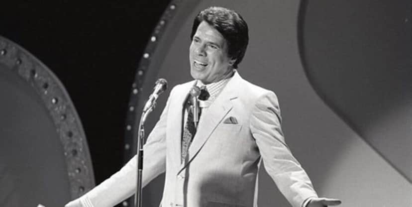 O comunicador no Show de Calouros, na década de 80 (Foto: Reprodução/ Divulgação) O comunicador no Show de Calouros, na década de 80 (Foto: Reprodução/ Divulgação)