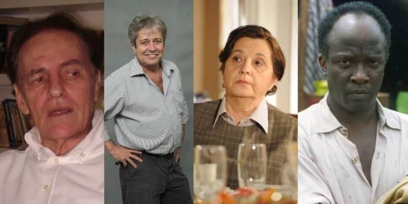 Ênio Gonçalves, João Carlos Barroso, Thelma Reston e Antônio Pompêo (Reprodução/Internet)